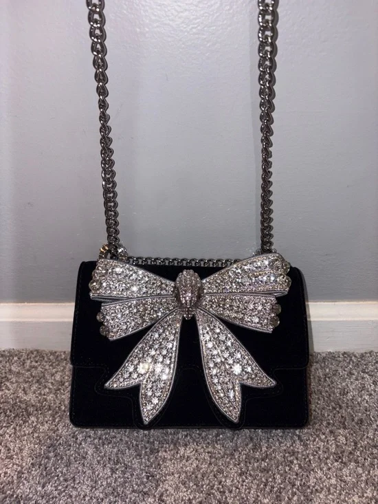 SMALL SHOREDITCH BOW BAG Kurt Geiger London NWOT - Picture 1 of 4